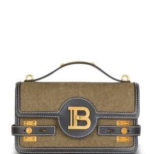 Balmain B-Buzz 24 canvas shoulder bag
