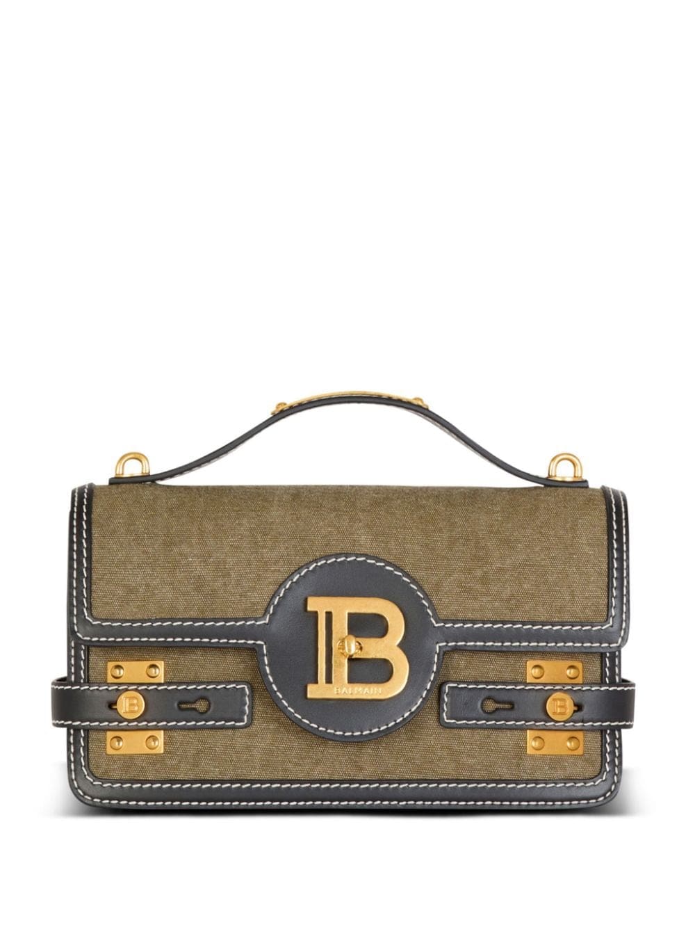 Balmain B-Buzz 24 canvas shoulder bag