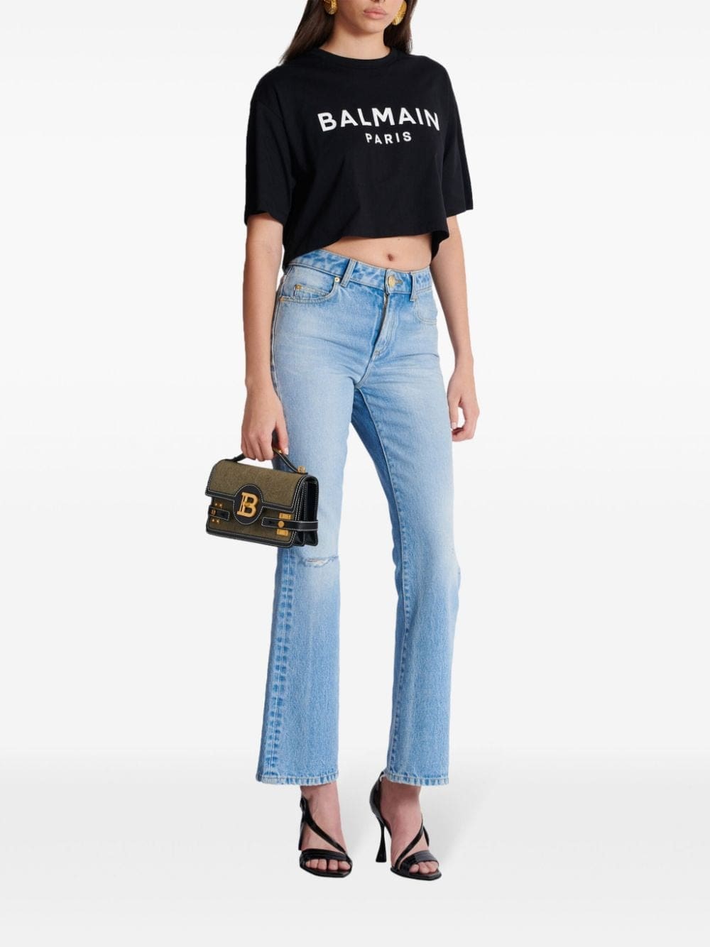 Balmain B-Buzz 24 canvas shoulder bag - Image 2