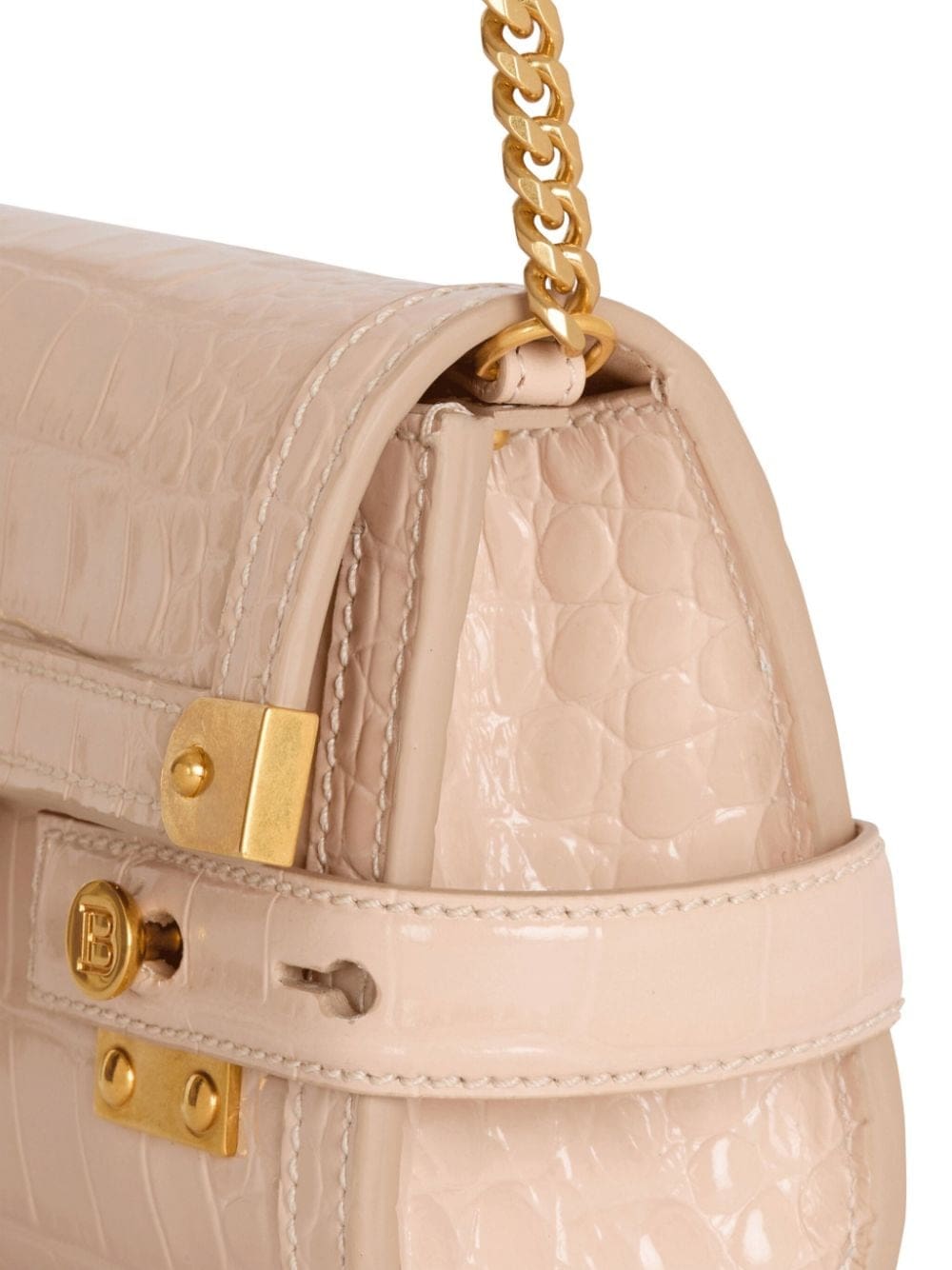 Balmain B-Buzz leather clutch bag - Image 5