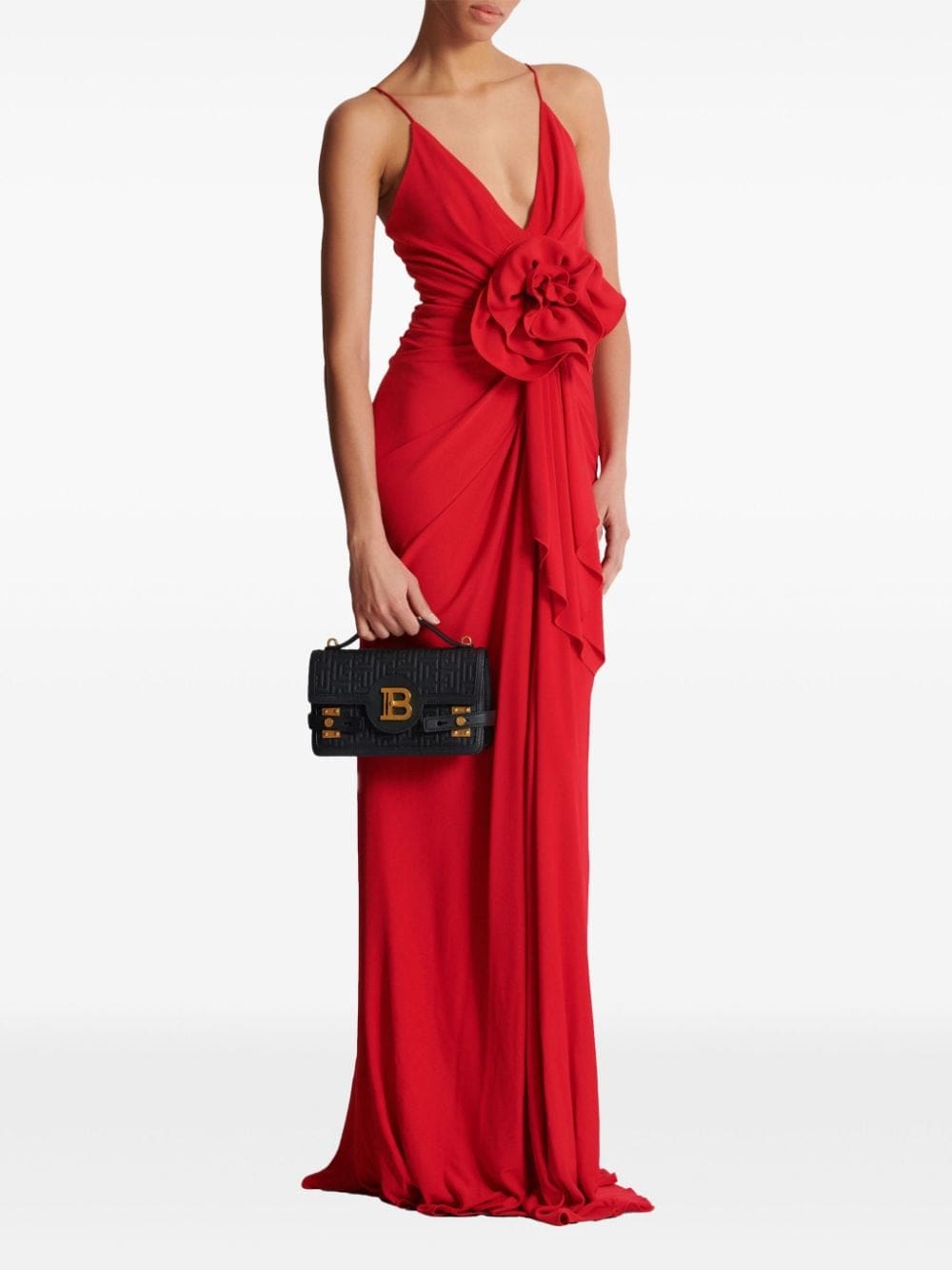 Balmain B-Buzz 24 leather tote bag - Image 2