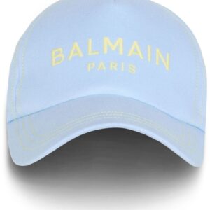 Balmain logo-embroidered cotton cap