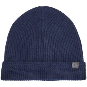 TOM FORD logo-patch ribbed-knit beanie