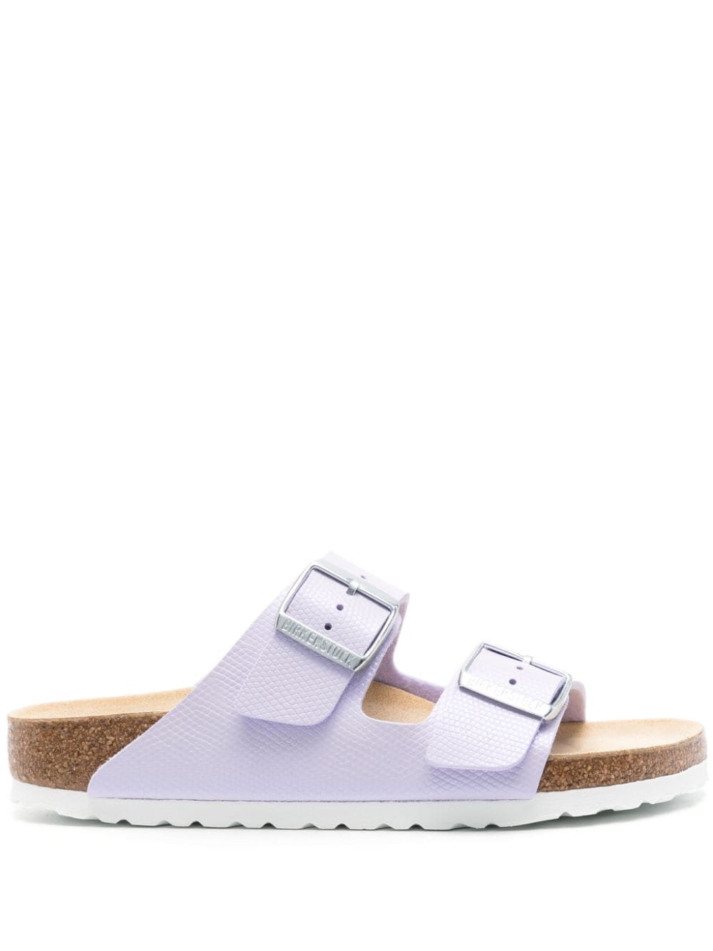 Birkenstock Arizona logo-buckle slides