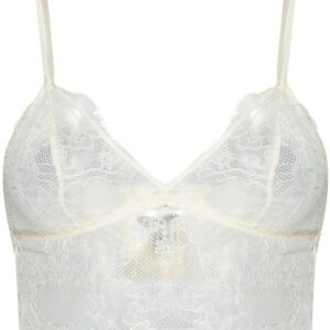 ANINE BING  lace longline bralette