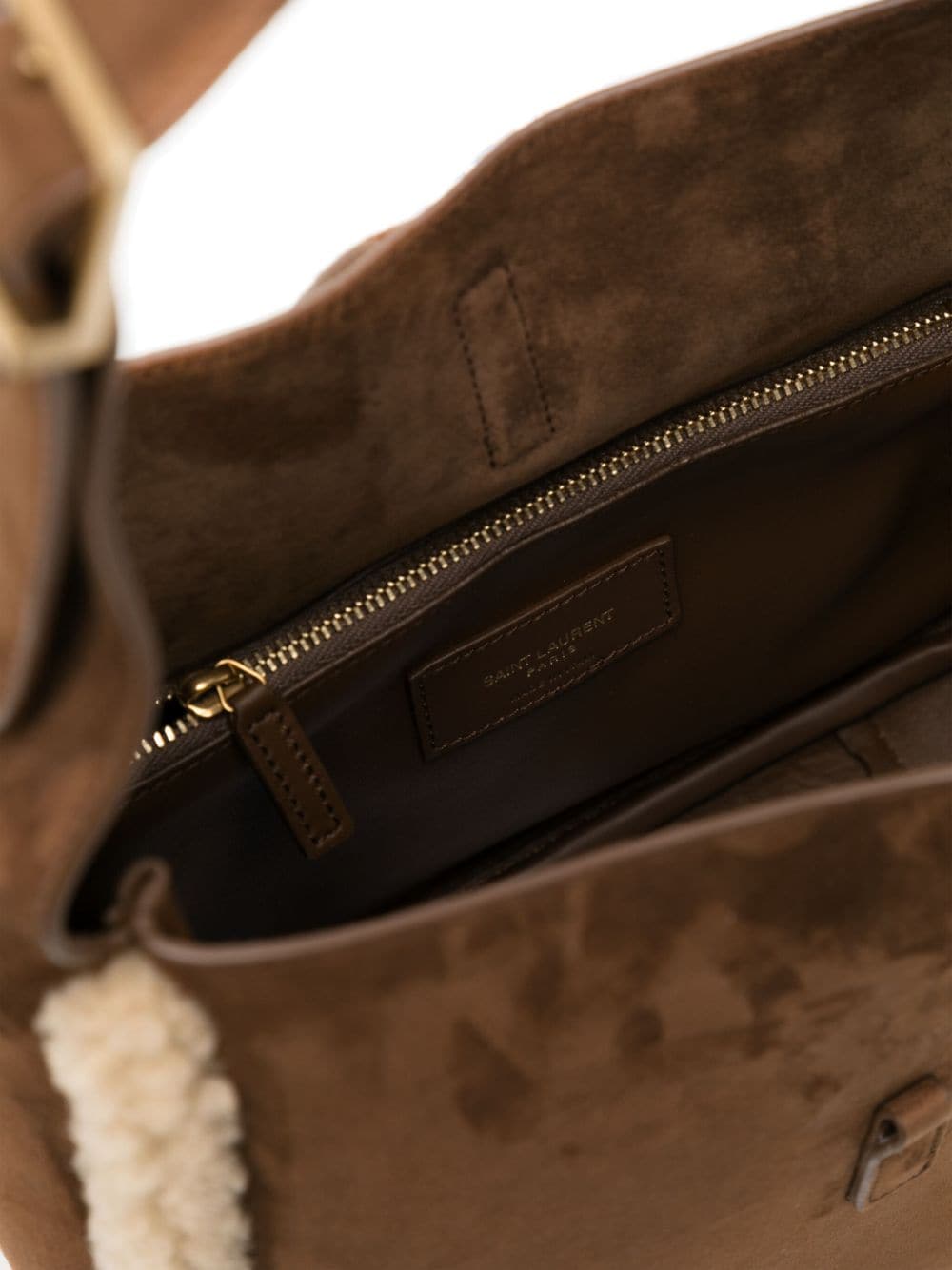 Saint Laurent small Le 5 à 7 suede shoulder bag - Image 5