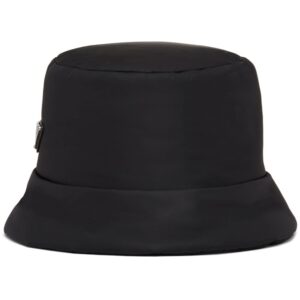 Prada logo-appliqué padded bucket hat
