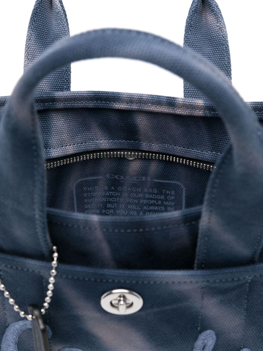 Coach tie-dye pattern tote bag - Image 5