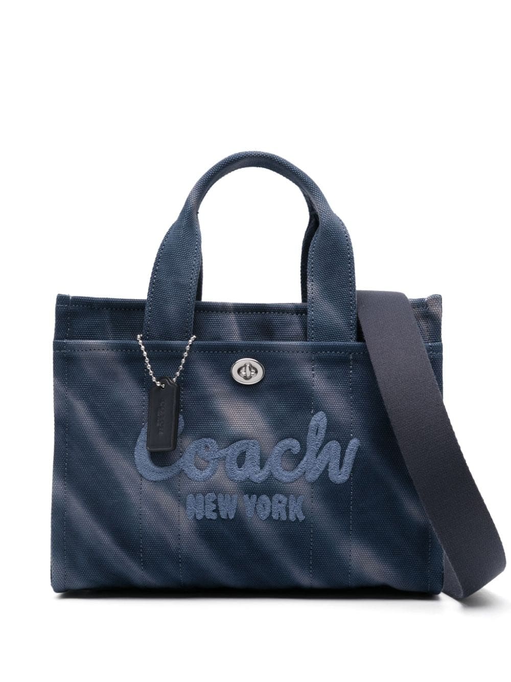 Coach tie-dye pattern tote bag