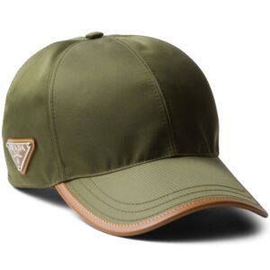 Prada logo-plaqie baseball cap