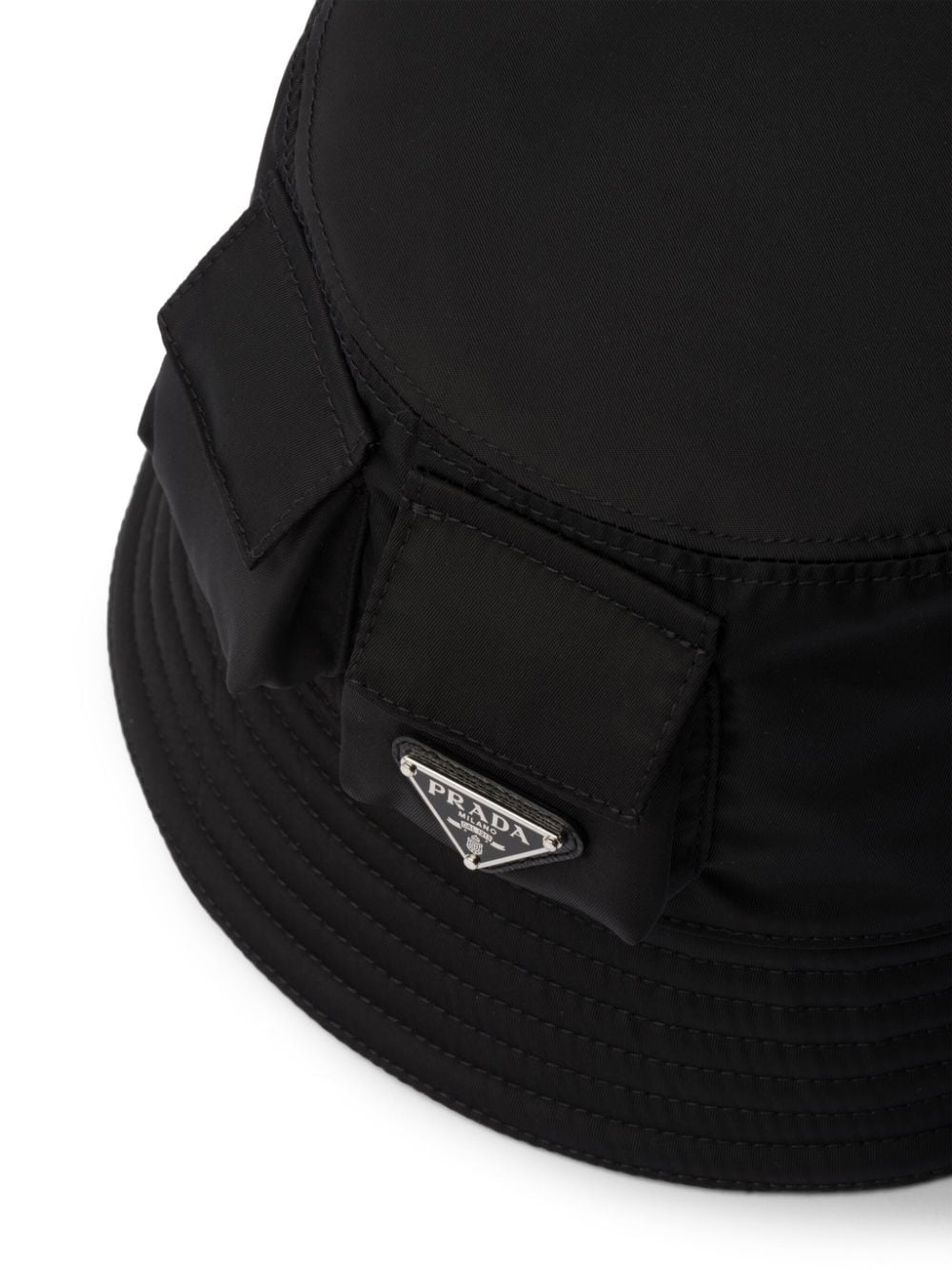 Prada triangle-logo bucket hat - Image 3