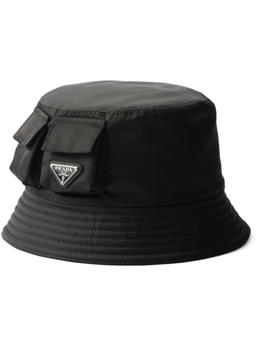 Prada triangle-logo bucket hat