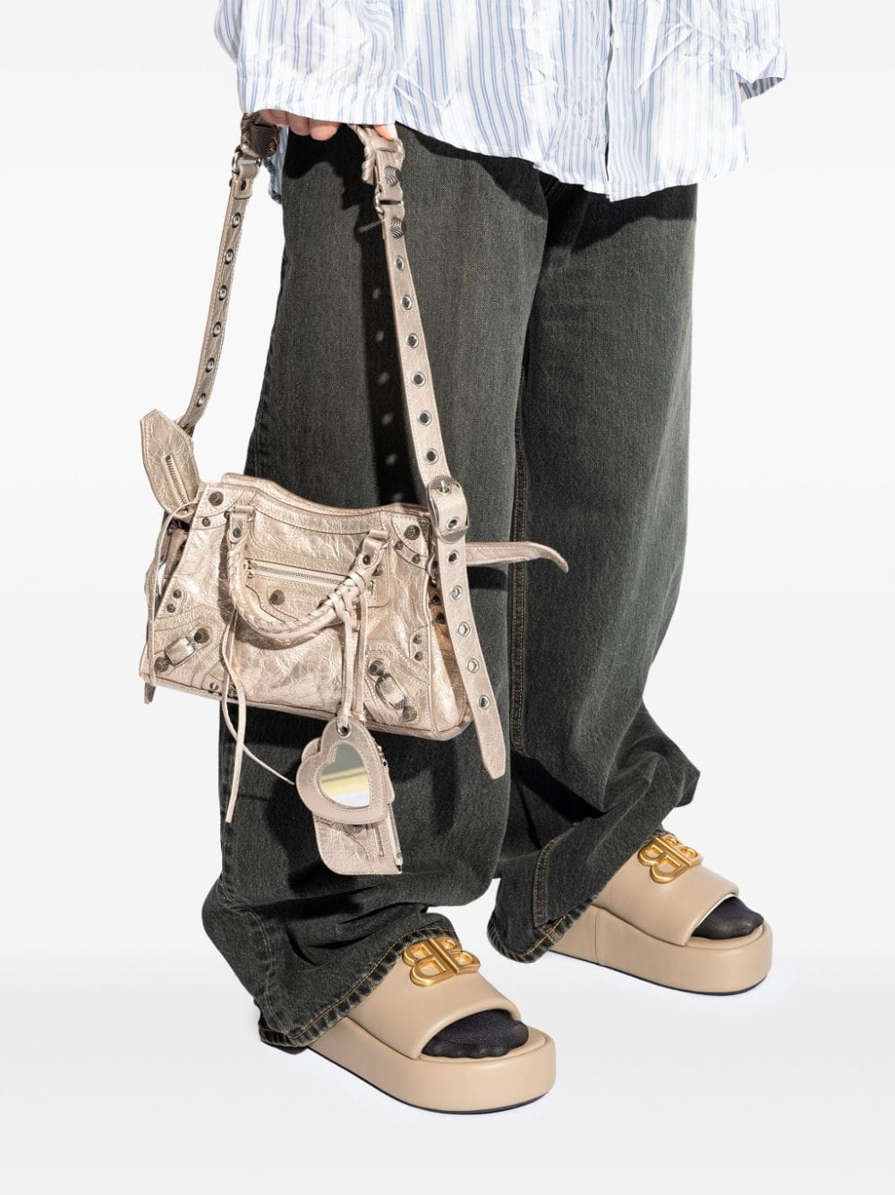 Balenciaga gold Cagole mini shoulder bag - Image 2