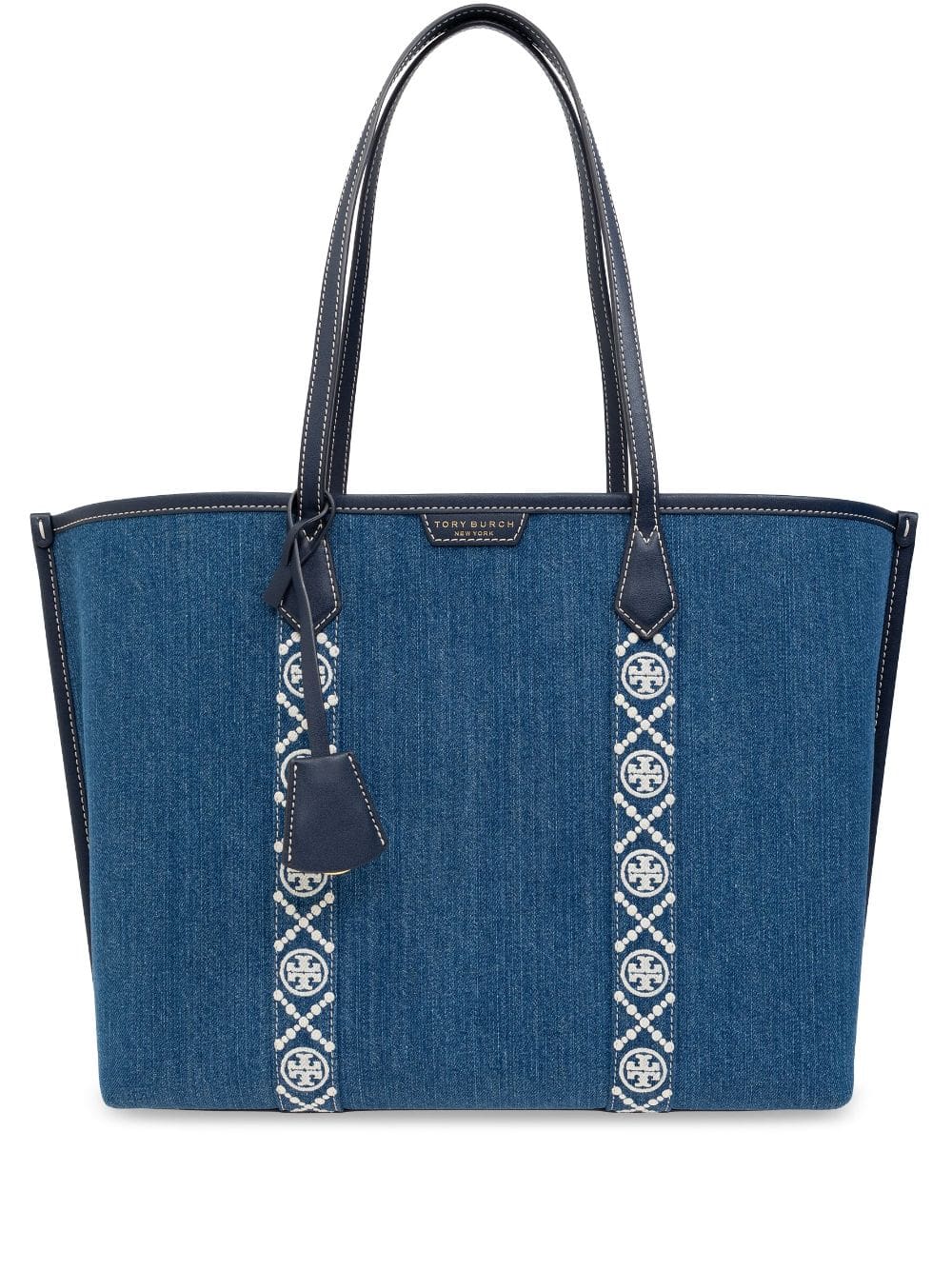 Tory Burch Perry denim tote bag