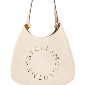 Stella McCartney logo-perforated faux-leather tote bag