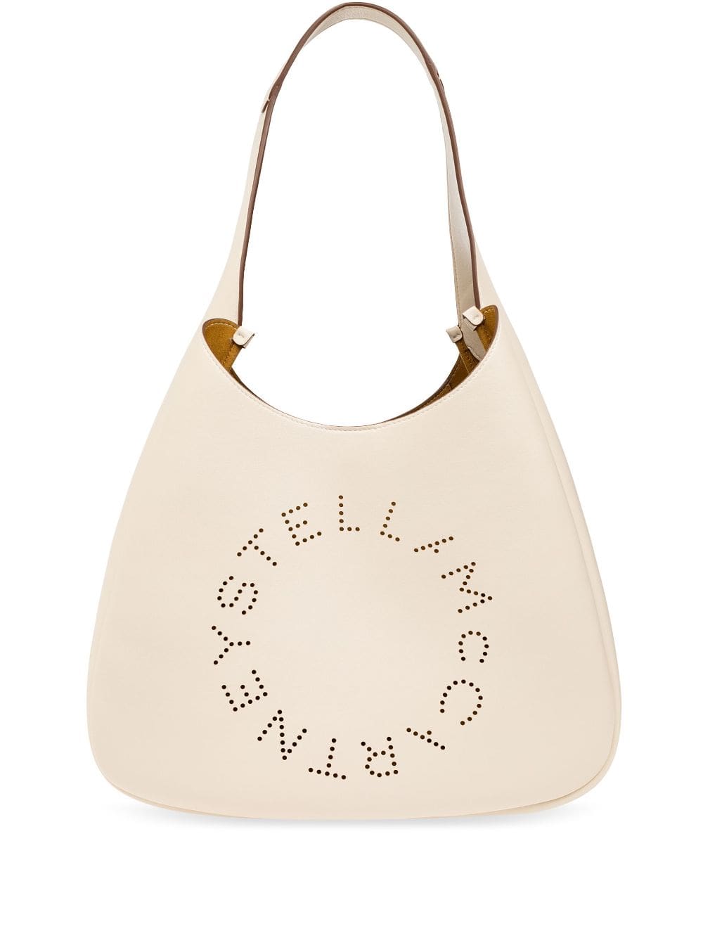 Stella McCartney logo-perforated faux-leather tote bag