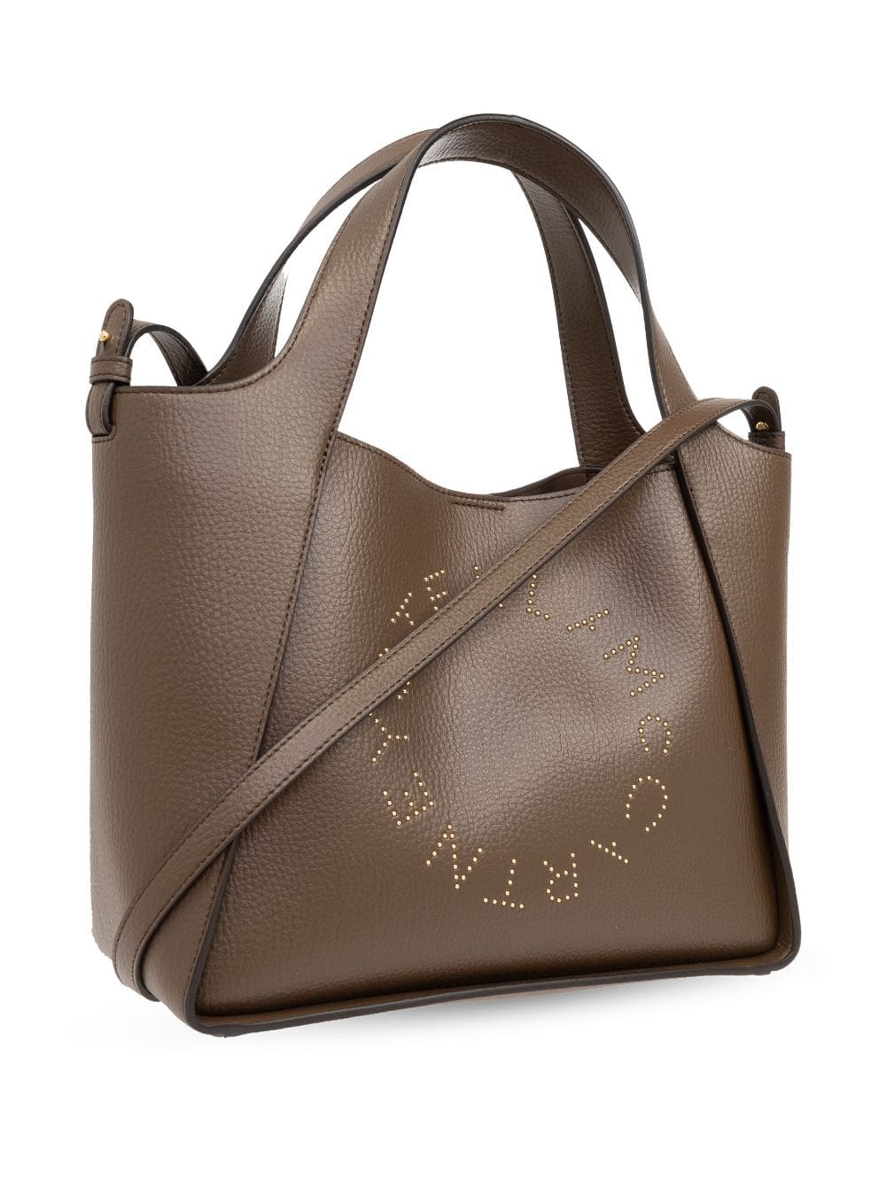 Stella McCartney logo-perforated faux-leather tote bag - Image 4