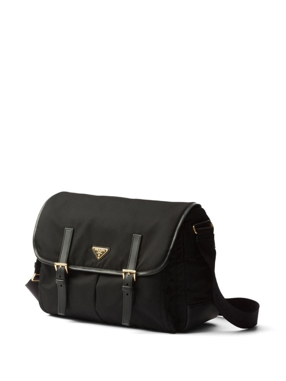 Prada Large Re-Nylon and leather shoulder bag - Image 4