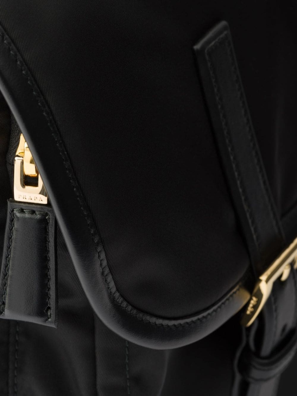 Prada Large Re-Nylon and leather shoulder bag - Image 3