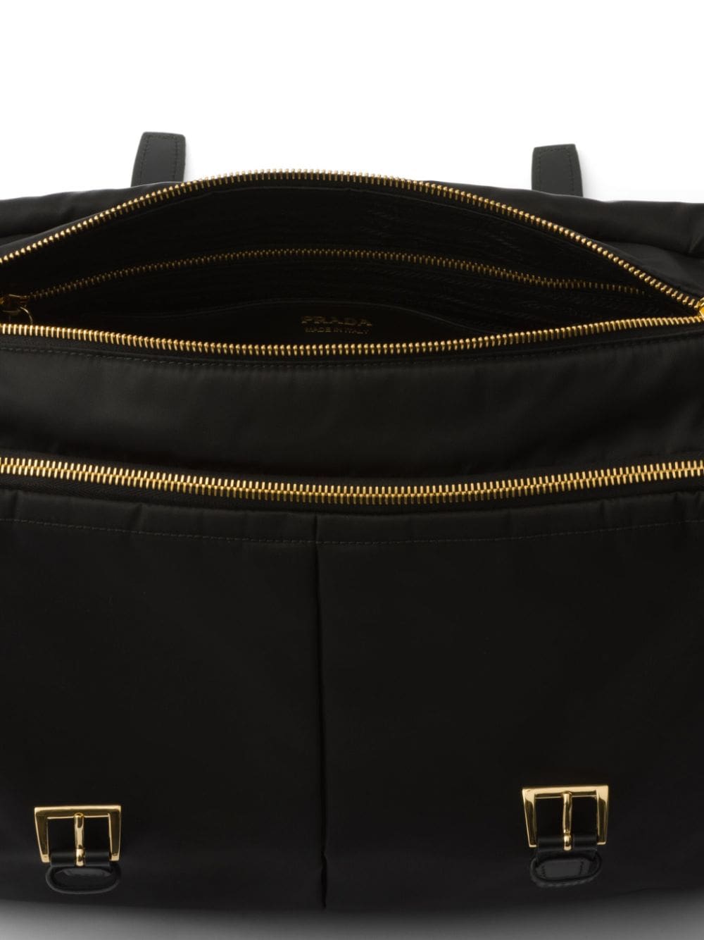 Prada Large Re-Nylon and leather shoulder bag - Image 5