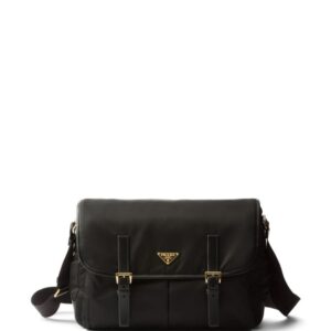 Prada Large Re-Nylon and leather shoulder bag
