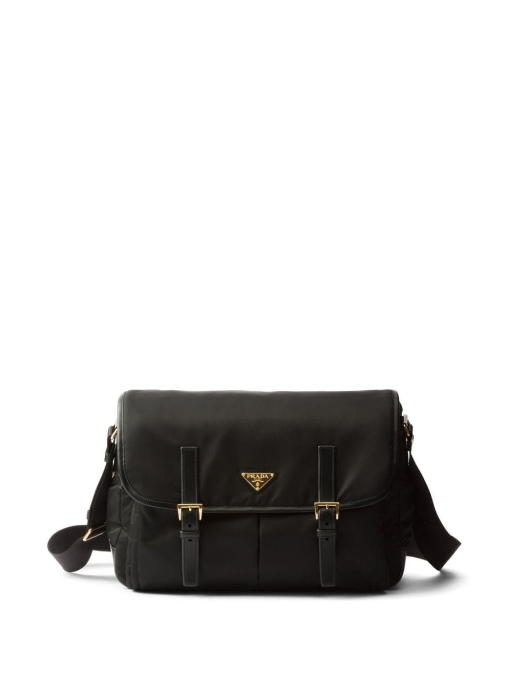 Prada Large Re-Nylon and leather shoulder bag