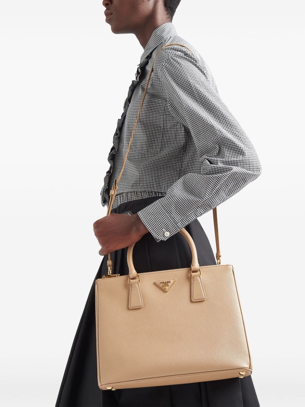 Prada large Galleria Saffiano leather handbag - Image 3