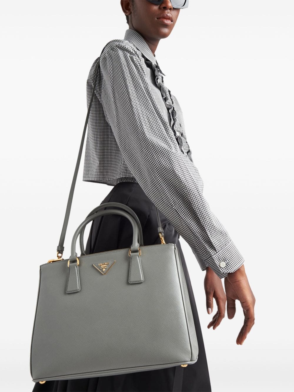 Prada large Galleria Saffiano leather handbag - Image 3