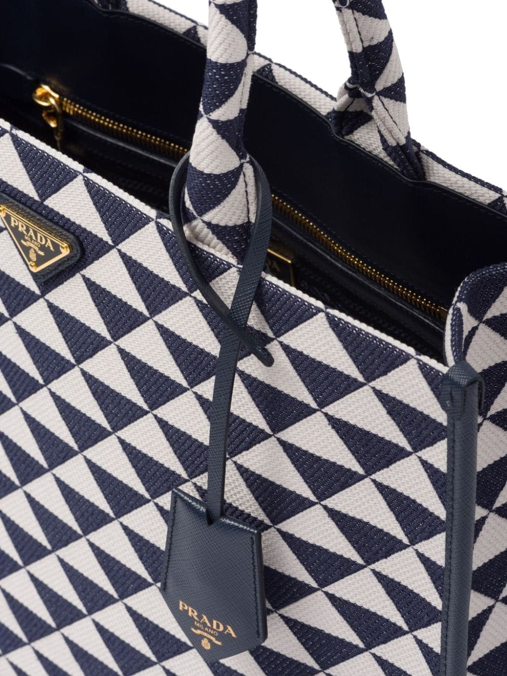 Prada large Symbole leather tote bag - Image 5