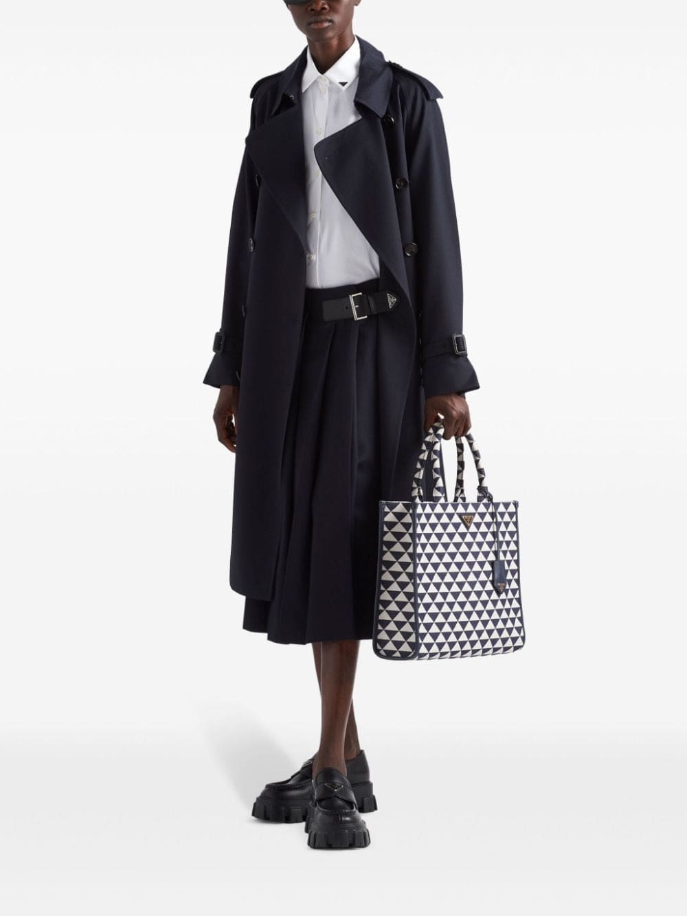 Prada large Symbole leather tote bag - Image 2