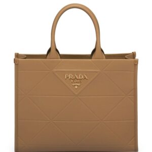 Prada medium Symbole leather tote bag