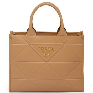 Prada small Symbole leather tote bag