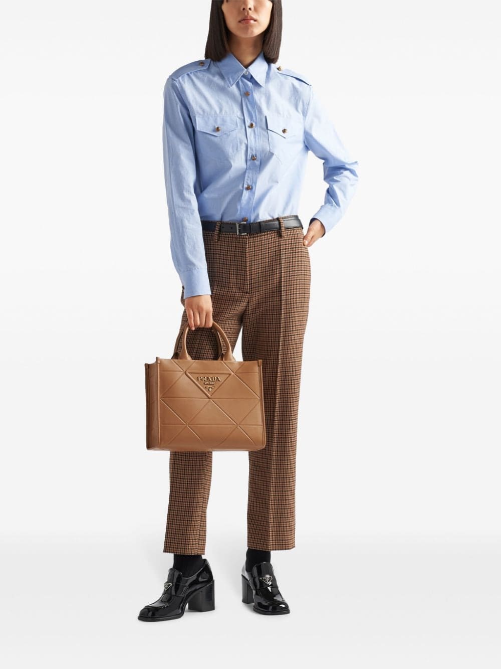 Prada small Symbole leather tote bag - Image 2