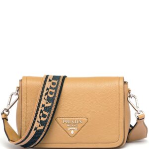 Prada grained leather shoulder bag