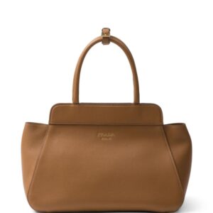 Prada medium leather tote bag