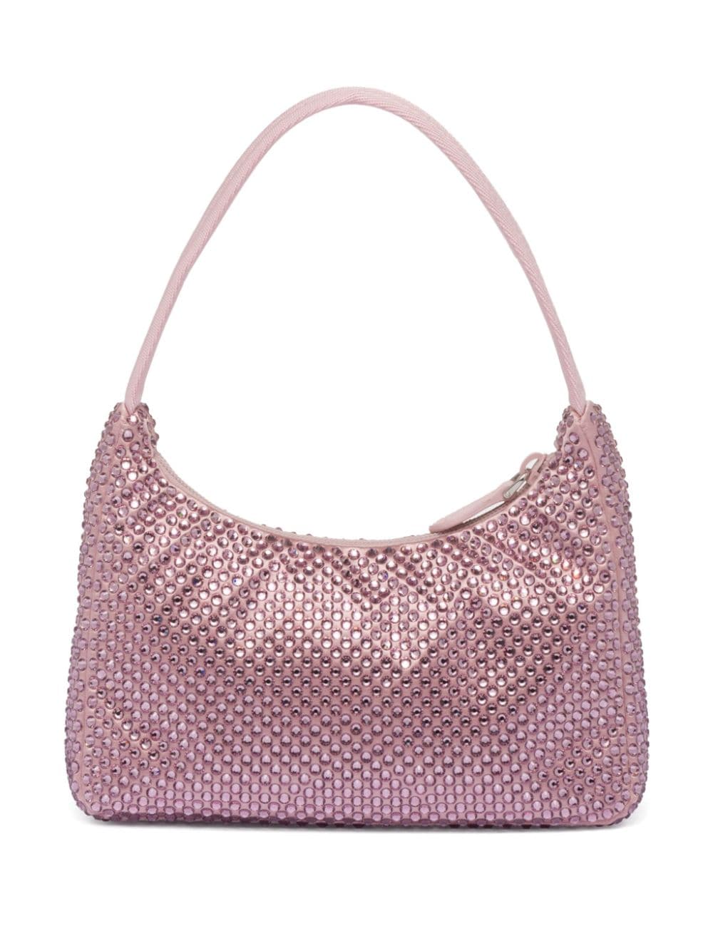 Prada crystal-embellished satin mini bag - Image 4