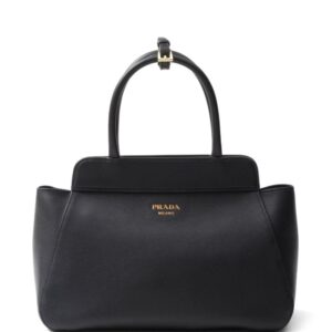 Prada medium leather tote bag