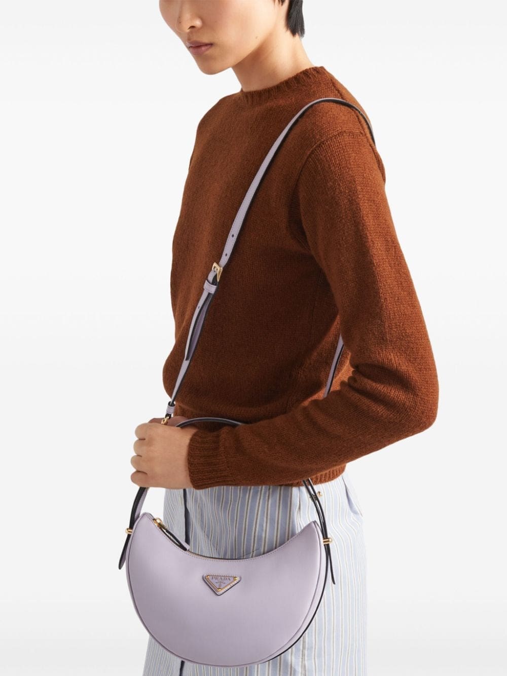 Prada Arqué leather shoulder bag - Image 3