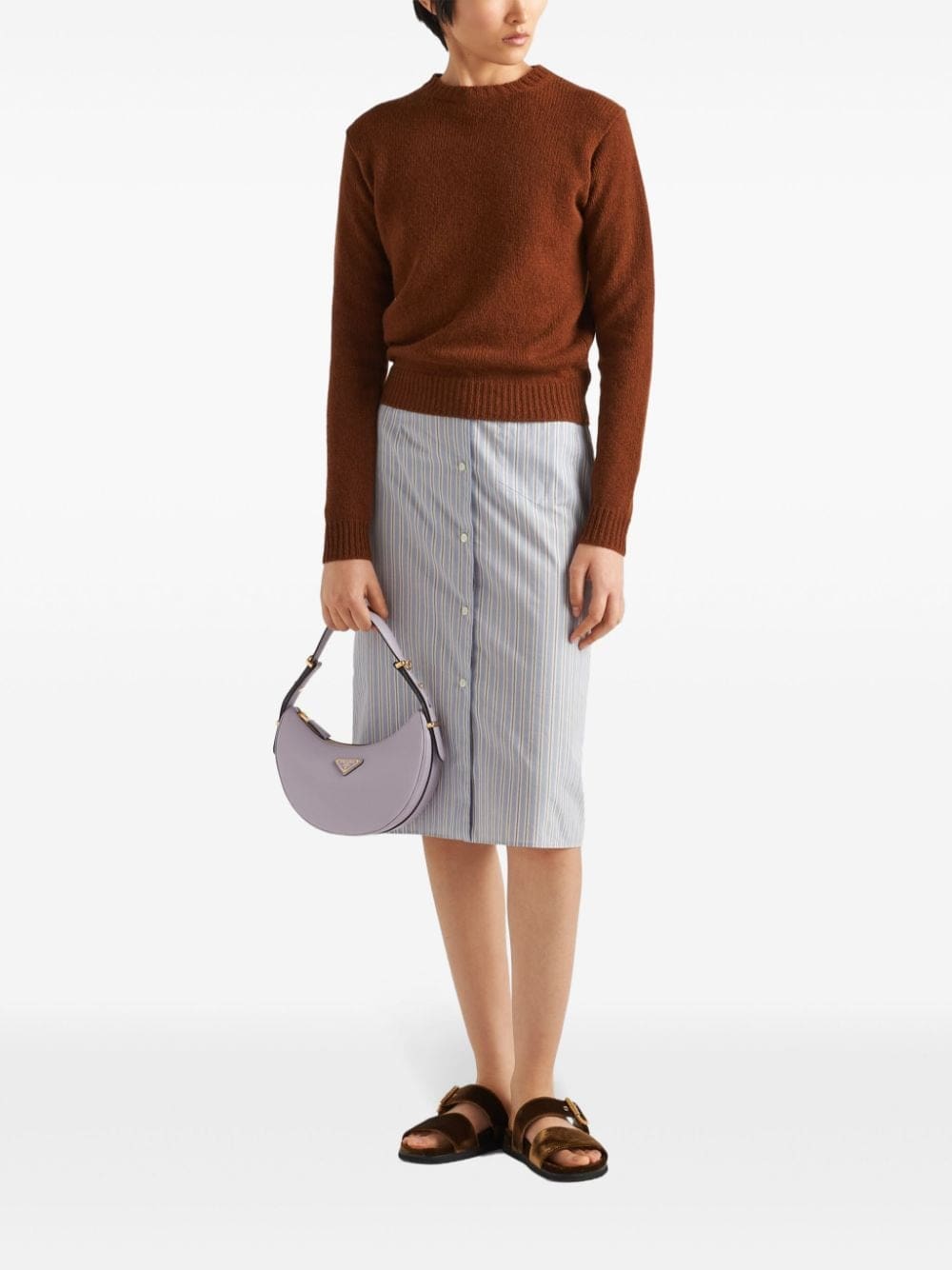 Prada Arqué leather shoulder bag - Image 2