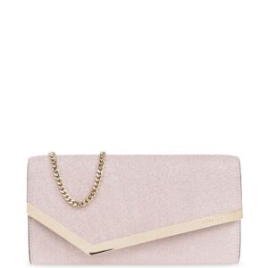 Jimmy Choo Emmie glittered clutch bag