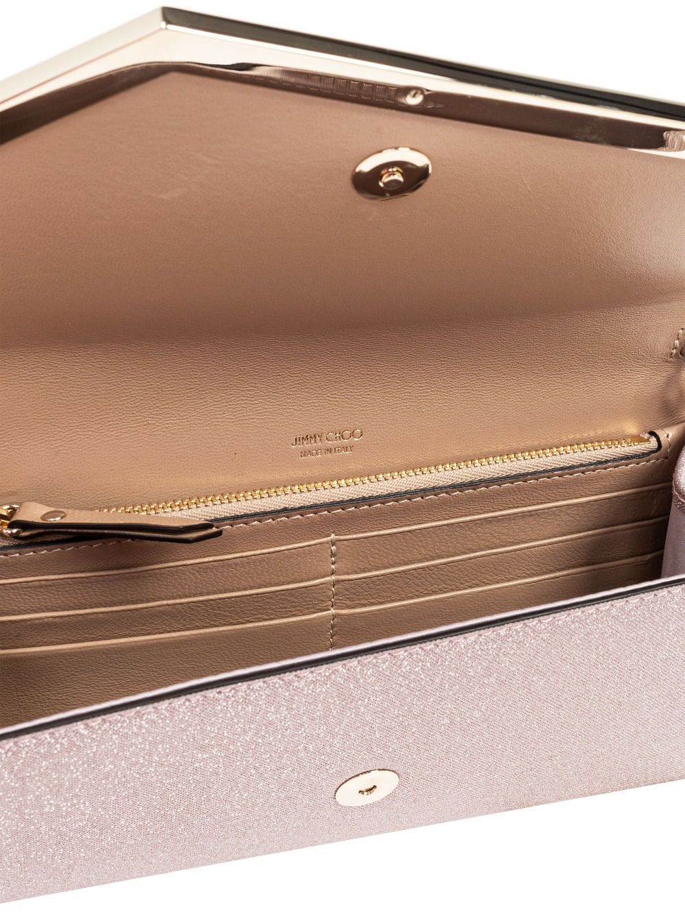 Jimmy Choo Emmie glittered clutch bag - Image 5