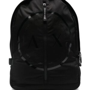 Armani Exchange logo-print backpack