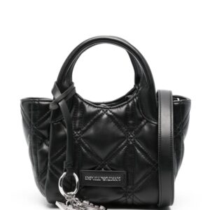 Emporio Armani mini quilted leather tote bag