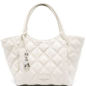 Emporio Armani quilted leather tote bag