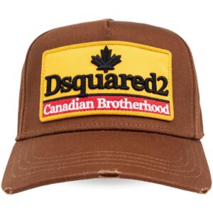 DSQUARED2 logo-appliqué cotton cap