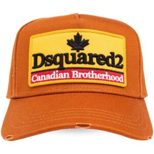 DSQUARED2 logo-appliqué cotton cap