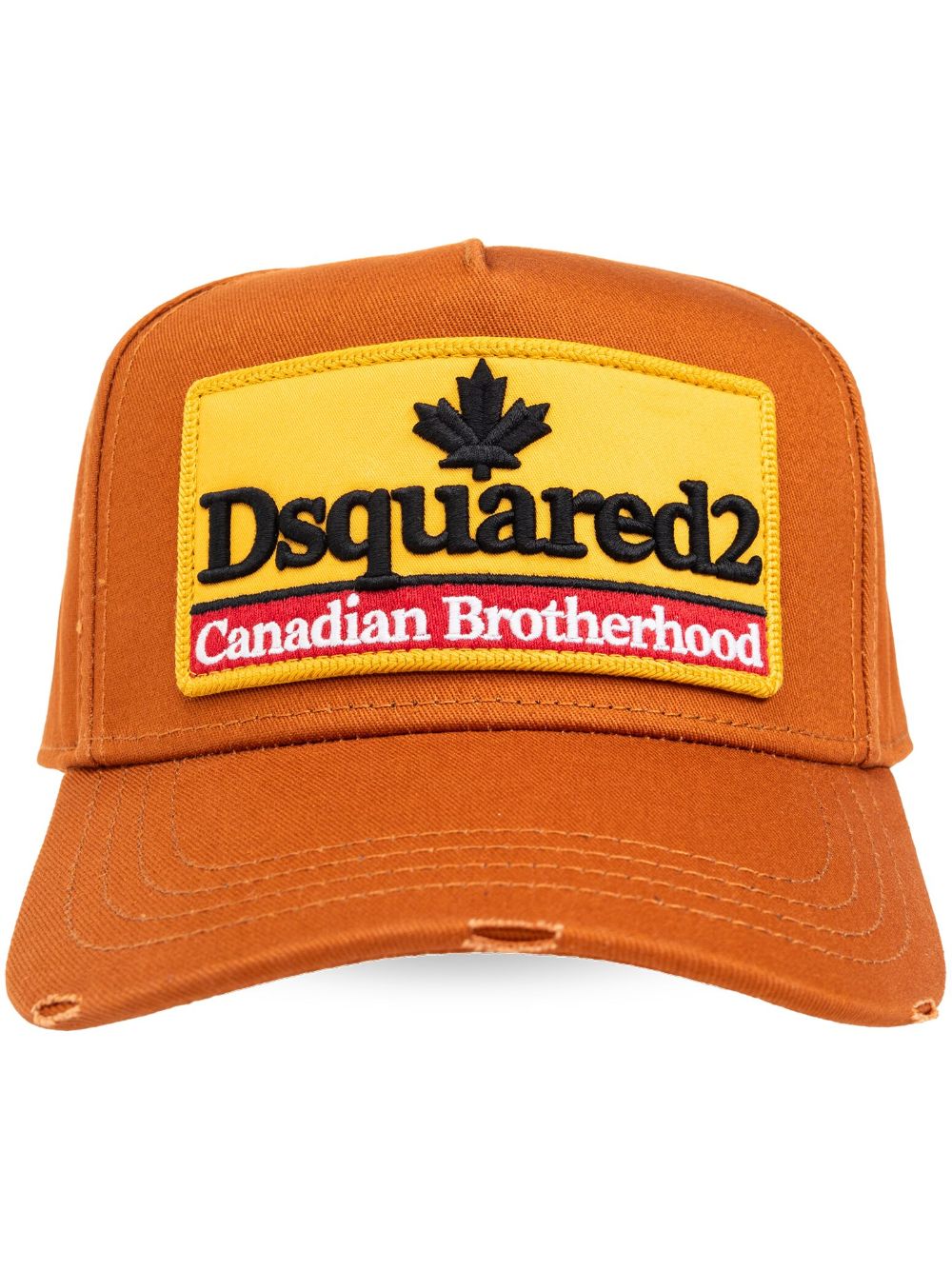DSQUARED2 logo-appliqué cotton cap