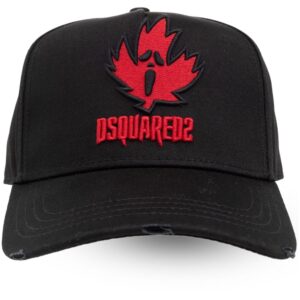 DSQUARED2 logo-appliqué cotton cap