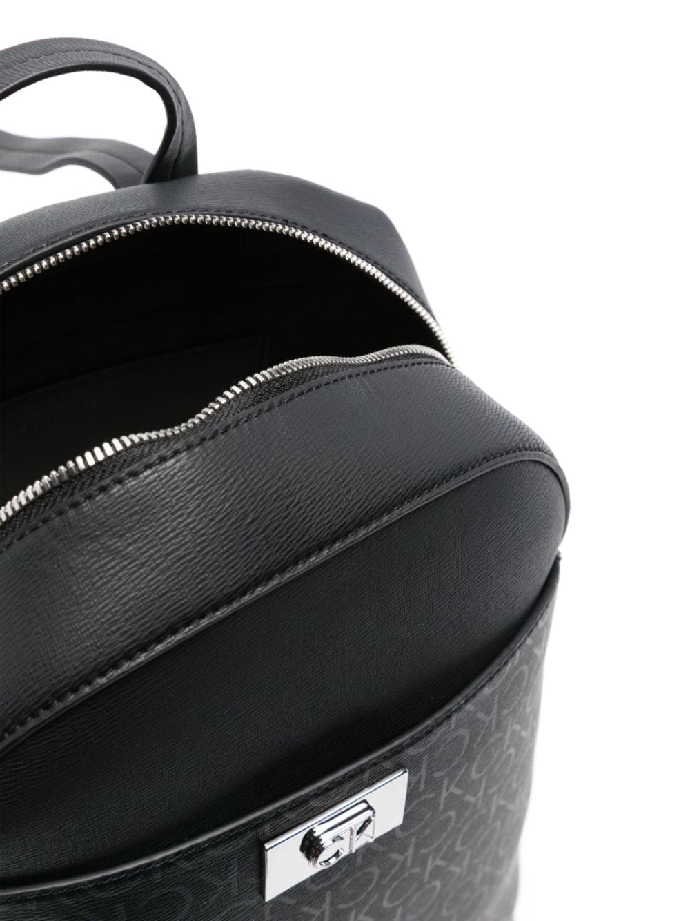 Calvin Klein monogram-pattern zipped backpack - Image 5