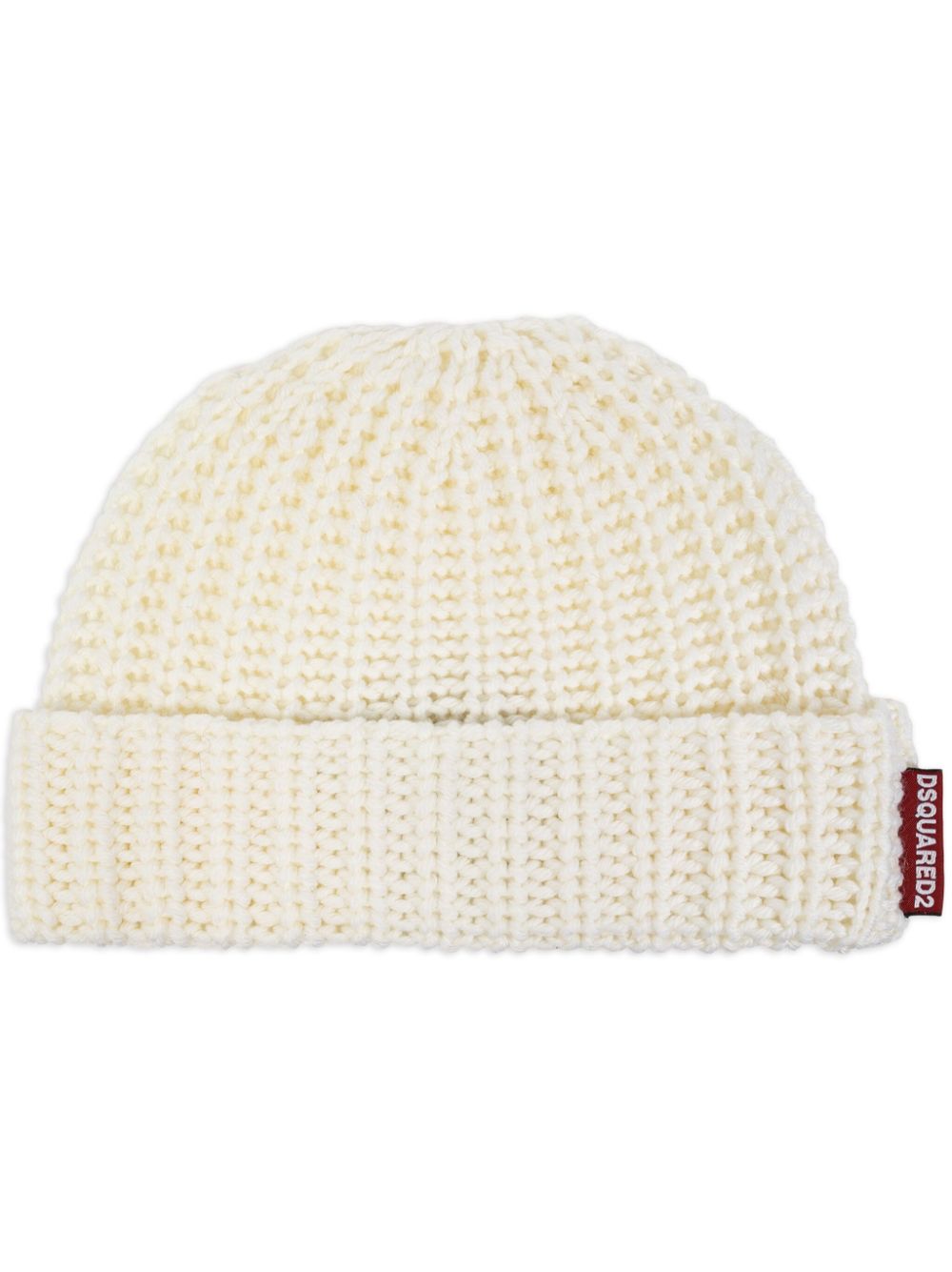 DSQUARED2 logo-tag wool beanie